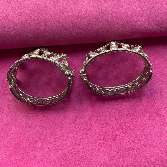 Set of Crown Cuff Bracelets - Picture 5 of 9